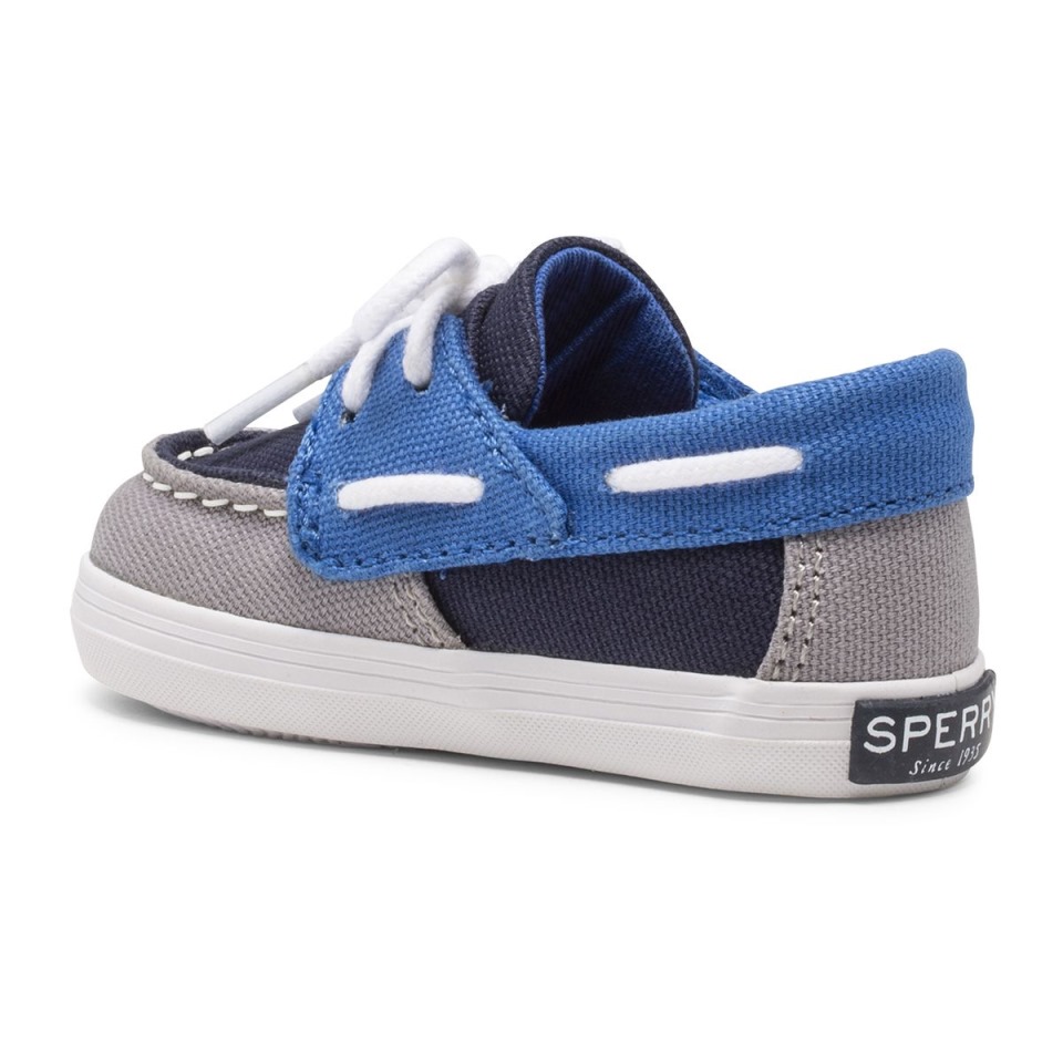 Náutico Intrepid Cuna Gris Sperry Azul