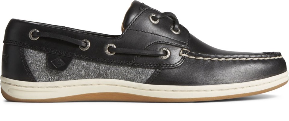 Náutico Con Rayas Texturizadas Koifish Sperry Negro