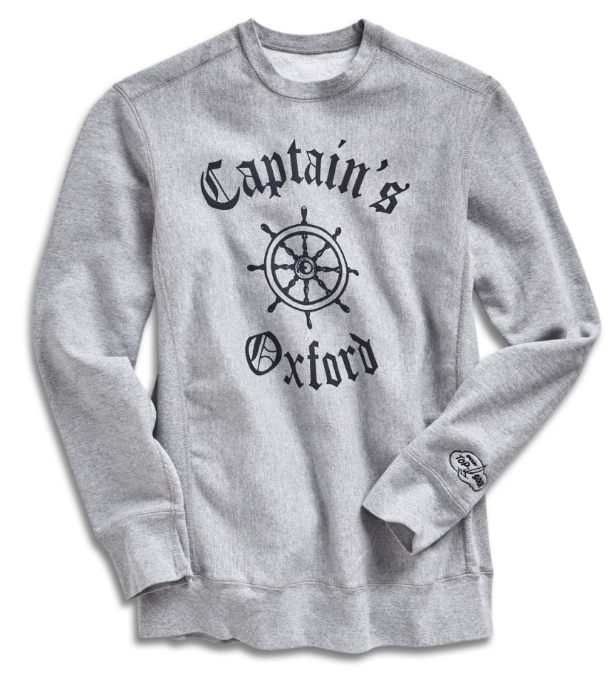 Hecho En EE. UU. Nube Algodón Tripulación Gris Sperry