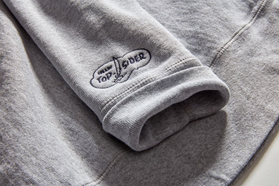 Sudadera Con Cuello Redondo Cloud Made In Usa Gris Sperry