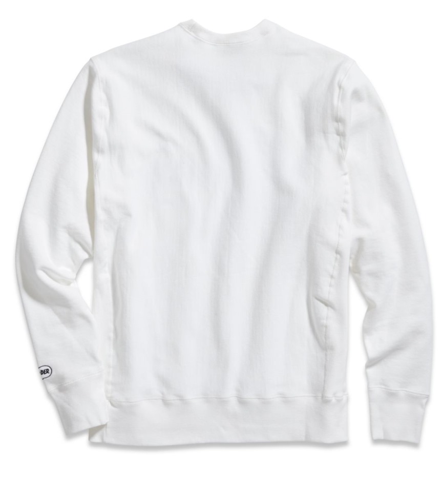 Sudadera Con Cuello Redondo Nube Made In Usa Blanco Sperry