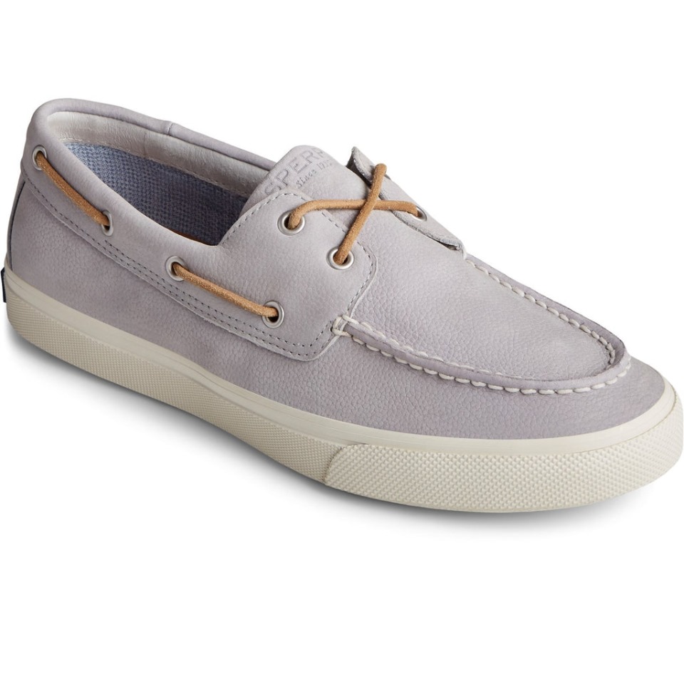 Hombre Bahama Plushwave Encaje Zapatos Gris Sperry