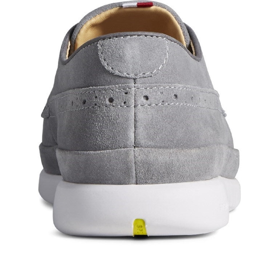 Hombre Oro Cabo Plushwave Encaje Zapatos Sperry Gris