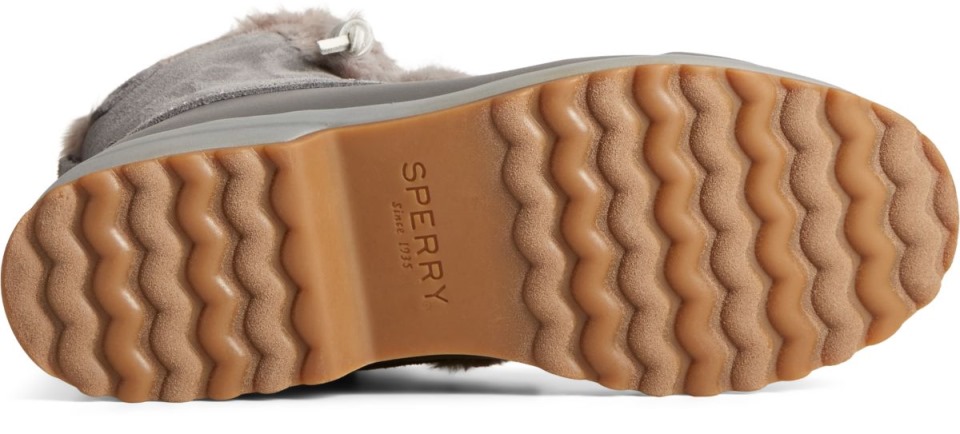 Bota De Nieve De Gamuza Marítima Thinsulate Gris Sperry