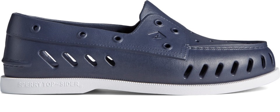Náutico De Hombre Original Auténtico Sperry Azul Marino Blanco