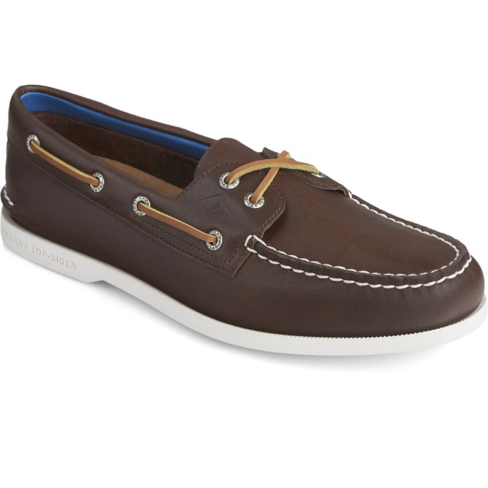 Náutico De Hombre Original Auténtico Plushwave Lavable Marrón Sperry