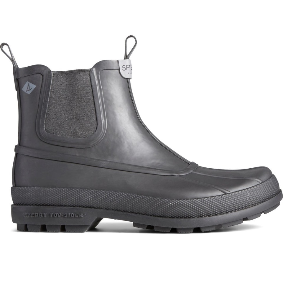 Botas Chelsea De Goma Cold Bay Para Hombre Negro Sperry