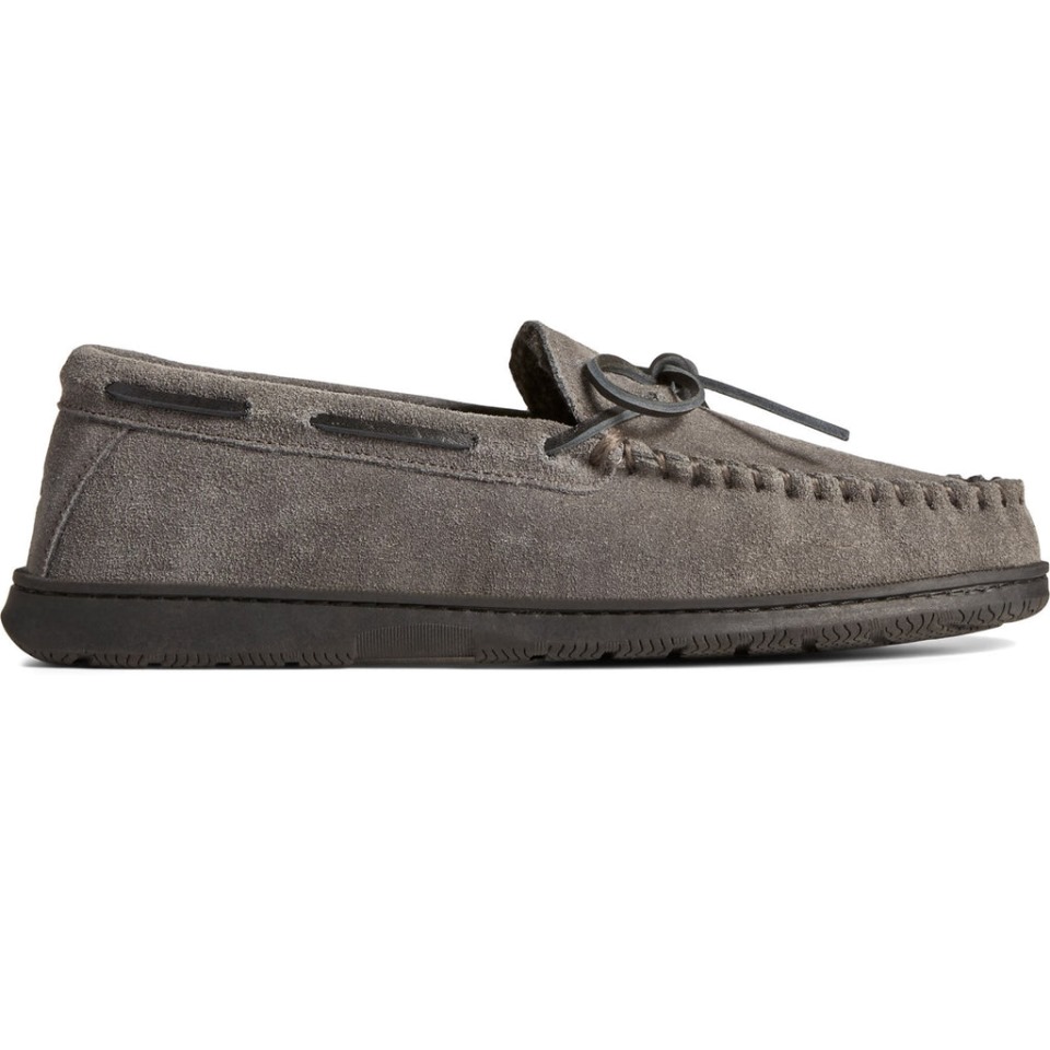 Pantuflas Mocasín Doyle Para Hombre Carbón Sperry