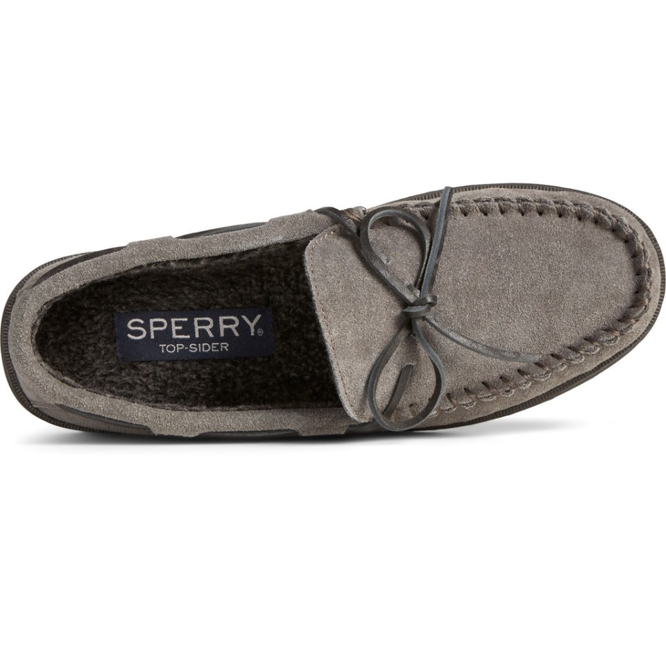 Pantuflas Mocasín Doyle Para Hombre Carbón Sperry