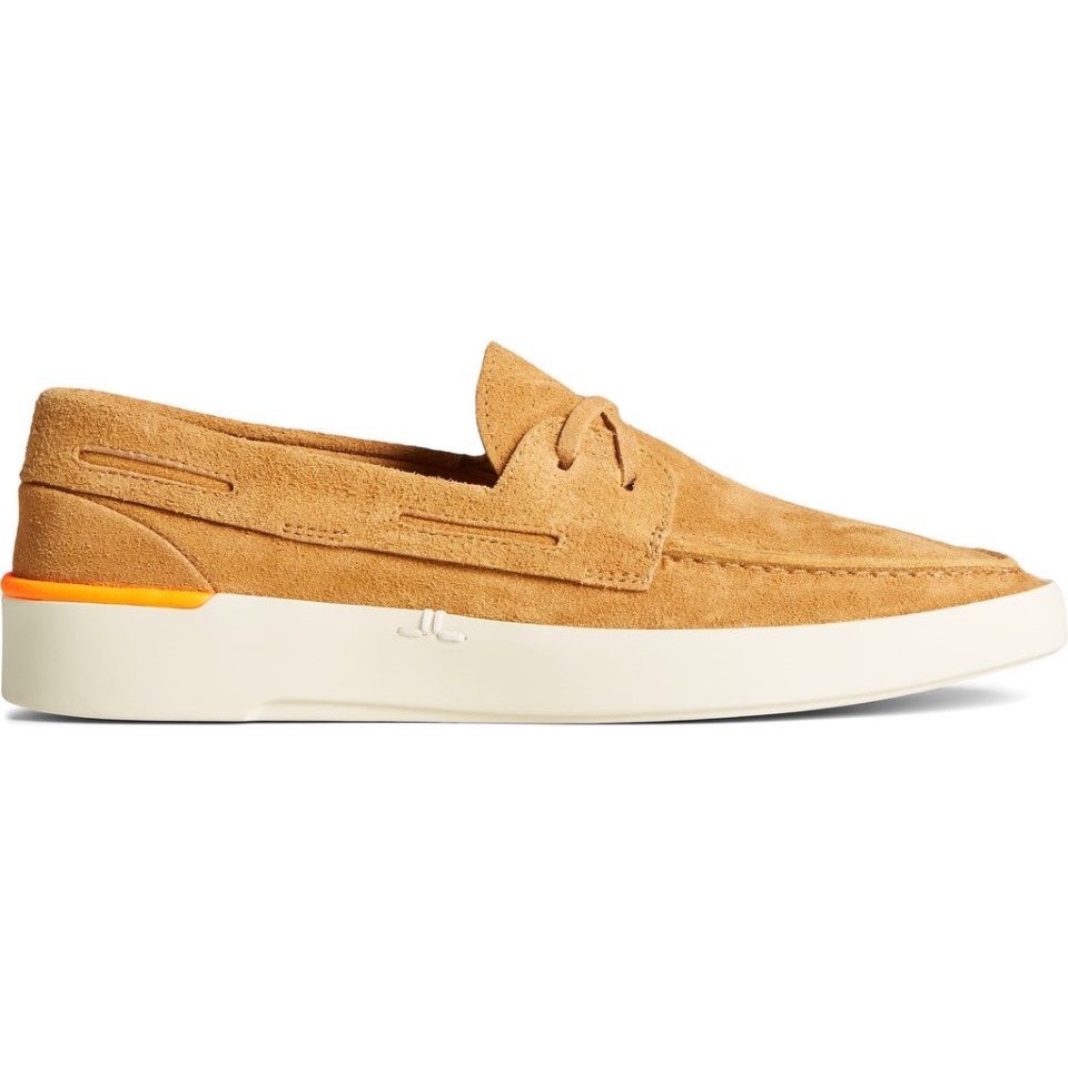 Sperry X John Legend Plushwave Slip On Náutico Para Hombre Beige Sperry