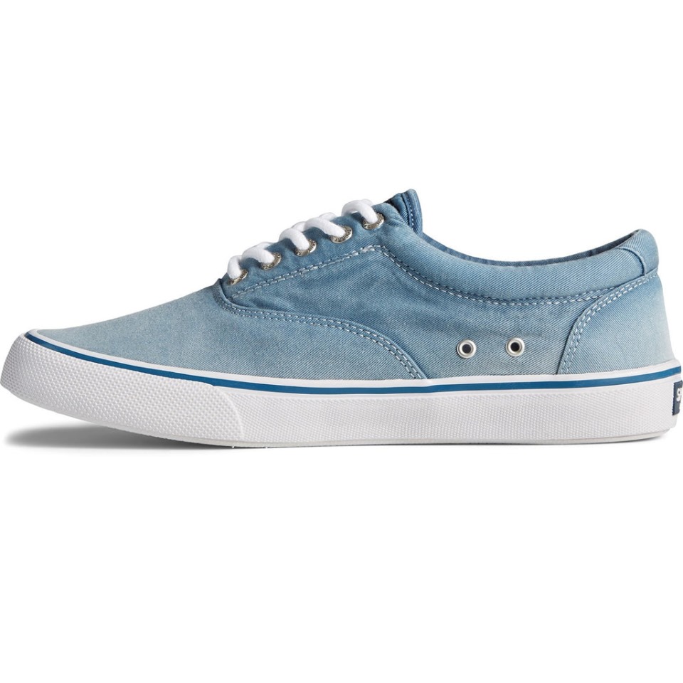 Hombres Striper Ii Cvo Ombre Encaje Zapatos Sperry Azul Marino