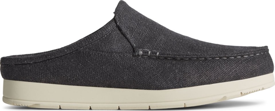Moc-sider Mule De Cáñamo Negro Sperry