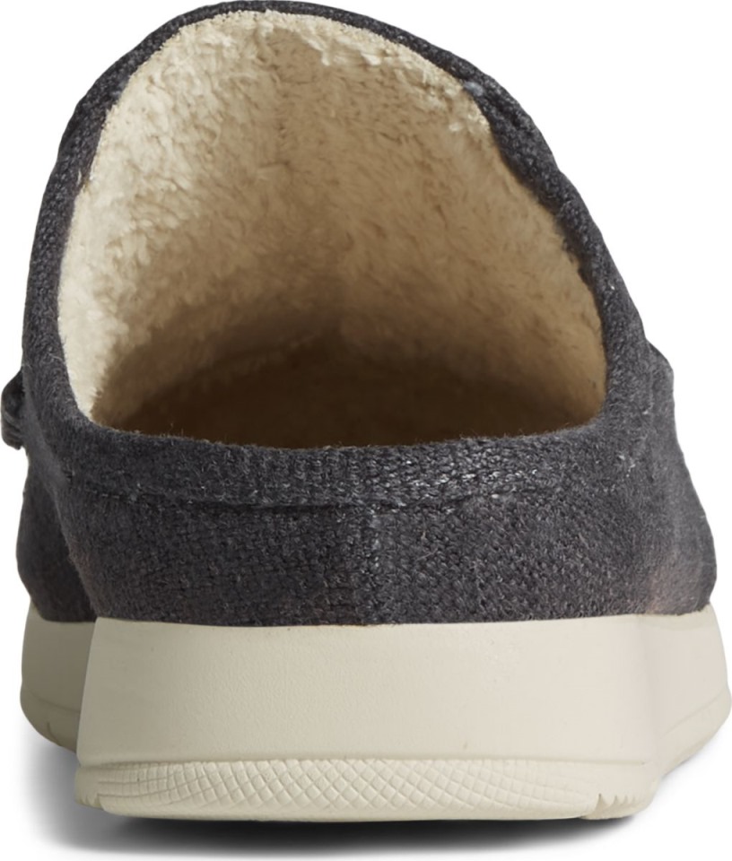 Moc-sider Mule De Cáñamo Negro Sperry