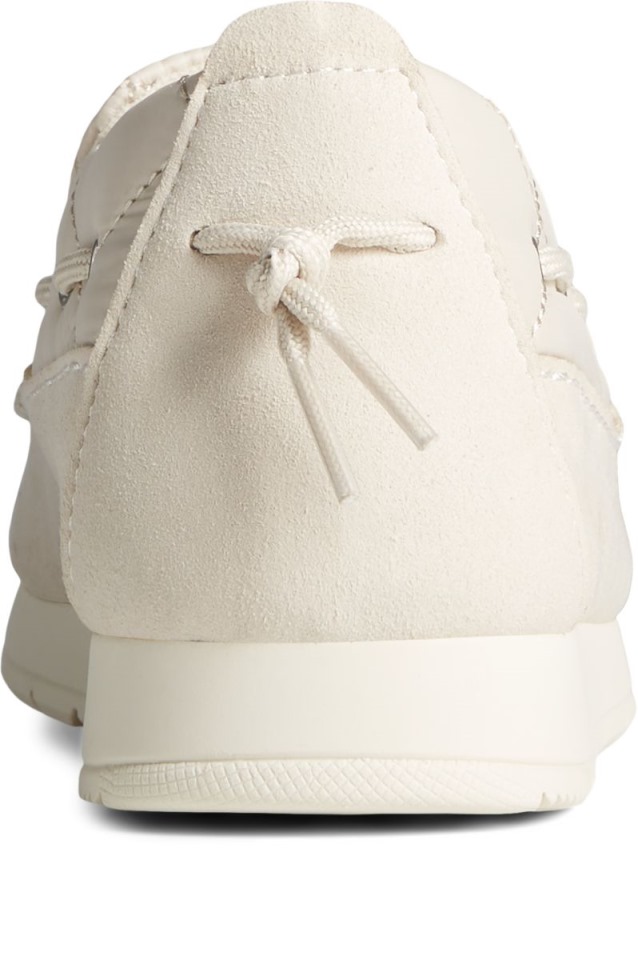 Slip De Nailon Moc-sider En Sperry Blanco
