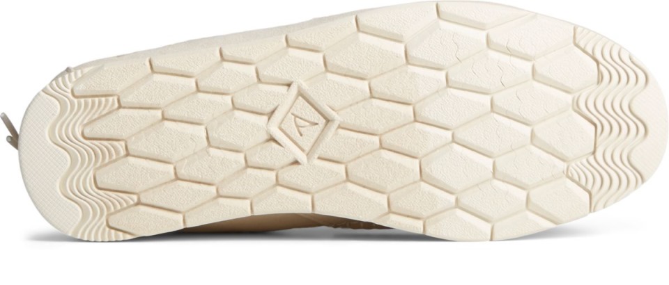 Slip De Nailon Moc-sider En Sperry Blanco