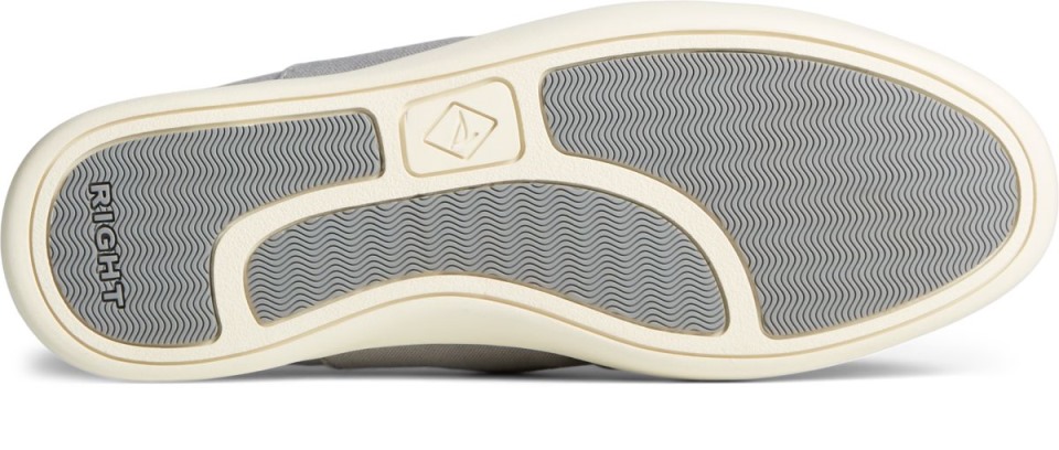 Náuticos De Lona Con 2 Ojales De Los Bancos Exteriores Gris Sperry