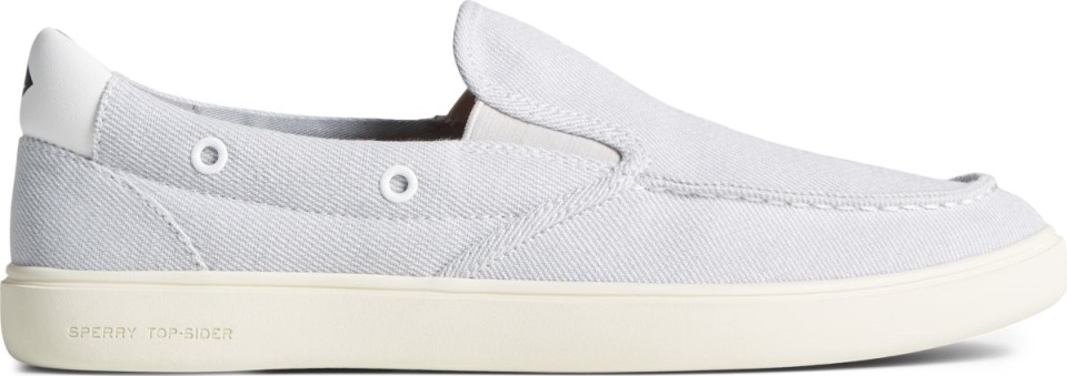 Zapatilla De Deporte Lavada Twin Gore De Los Bancos Exteriores Gris Sperry