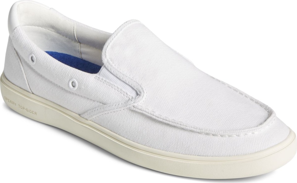 Zapatilla De Deporte Lavada Twin Gore De Los Bancos Exteriores Marfil Sperry