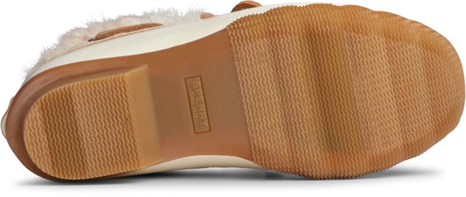 Bota De Agua Salada Con 1 Ojal Acogedor Pato Marfil Sperry