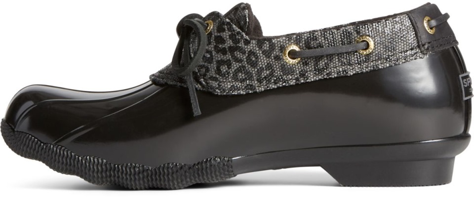 Bota De Agua Salada Guepardo 1 Ojo Pato Sperry Negro