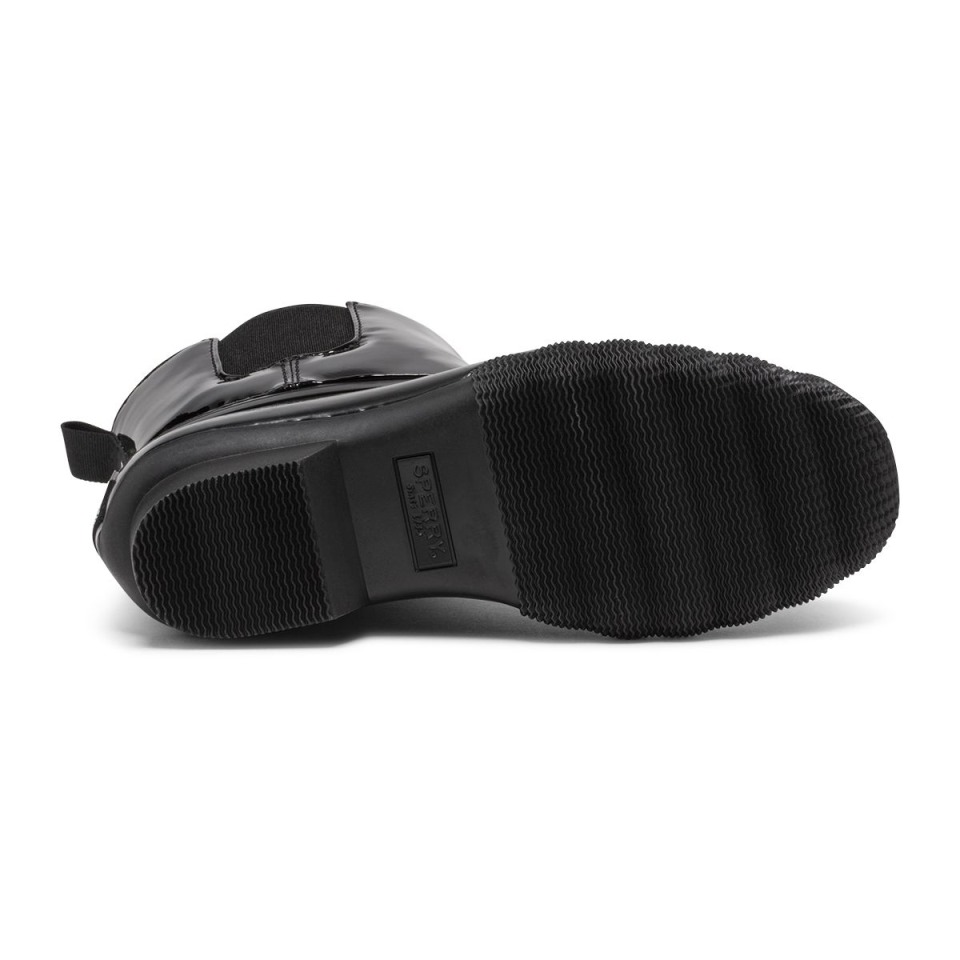 Botas De Agua Salada Chelsea Jr Sperry Negro