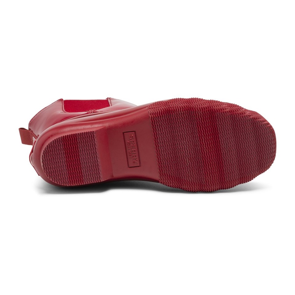 Botas De Agua Salada Chelsea Jr Rojo Sperry