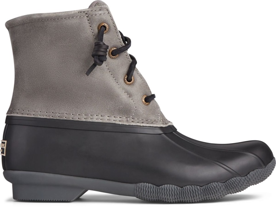 Bota De Pato De Agua Salada Gris Sperry