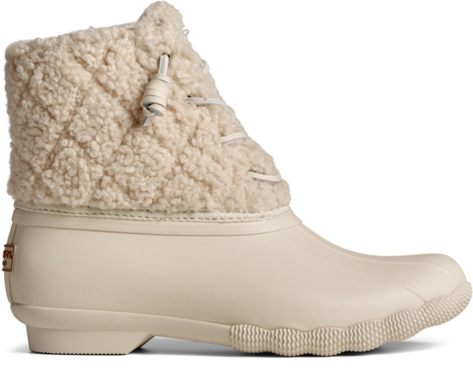 Bota De Pato Sherpa De Agua Salada Sperry Hueso