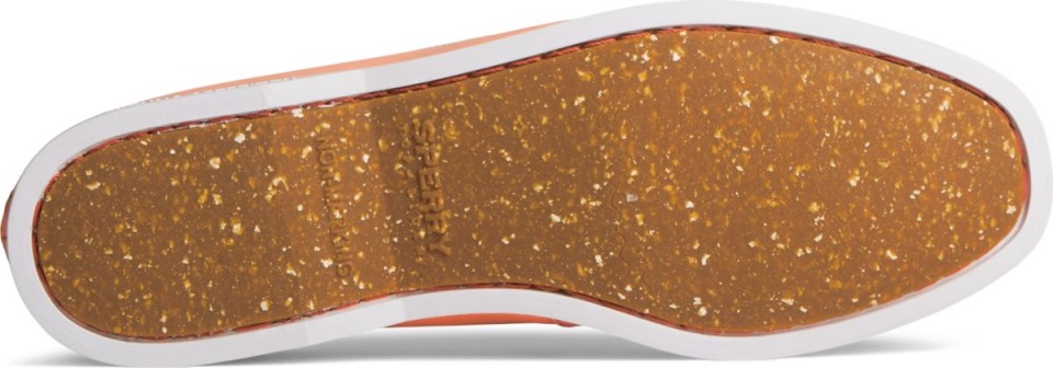 Zapato Náutico De 2 Ojales Auténtico Original Reciclado En Mar Melocotón Sperry