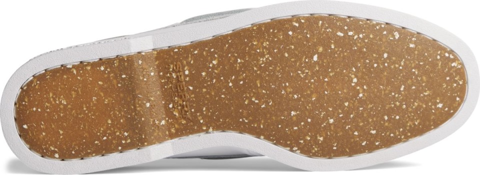 Náutico Con 2 Ojales Original Auténtico Reciclado Blanco Sperry