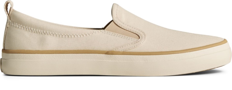 Seacycled Crest Twin Gore Sin Cordones En La Zapatilla De Deporte Blanco Sperry