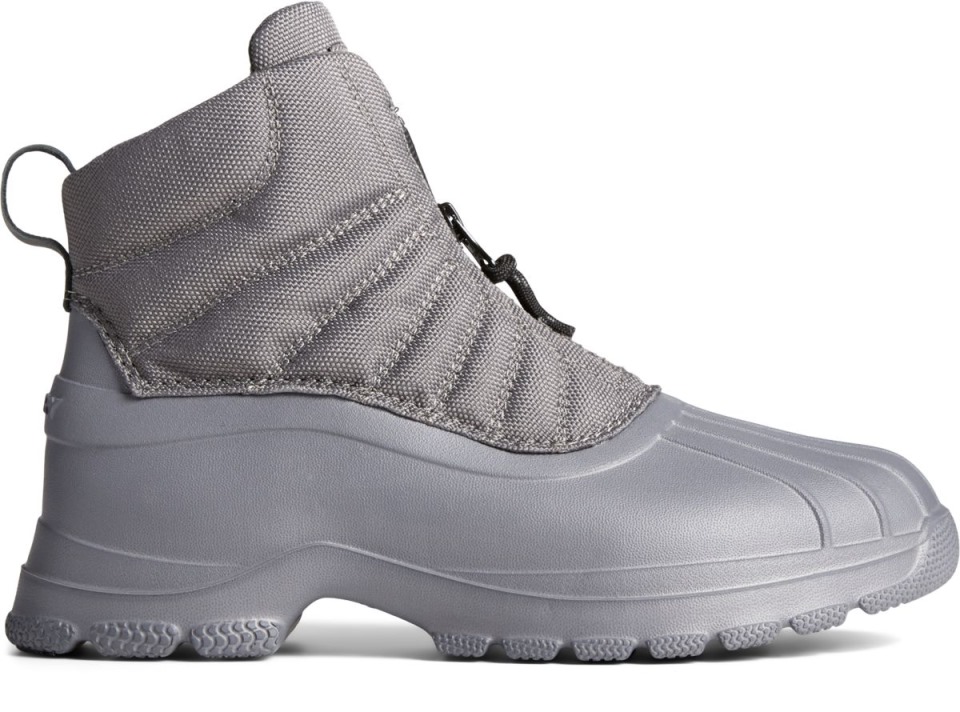 Bota Con Cremallera Y Flotador De Pato Seacycled Gris Sperry