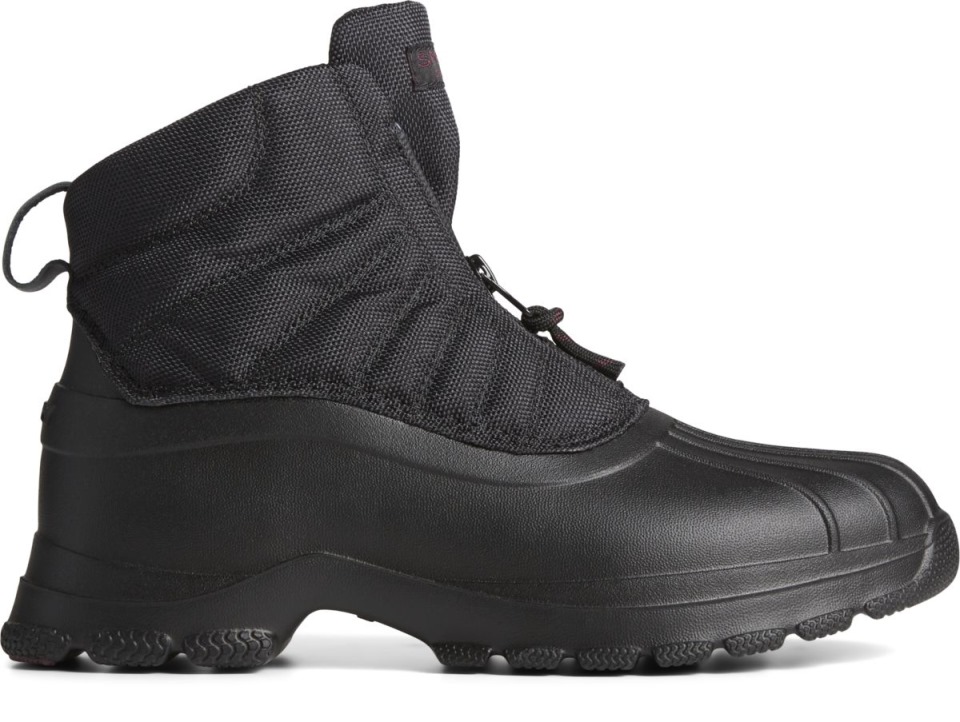 Bota Con Cremallera Y Flotador De Pato Seacycled Sperry Negro