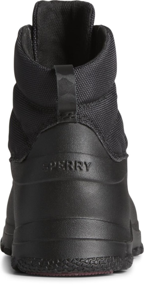 Bota Con Cremallera Y Flotador De Pato Seacycled Sperry Negro