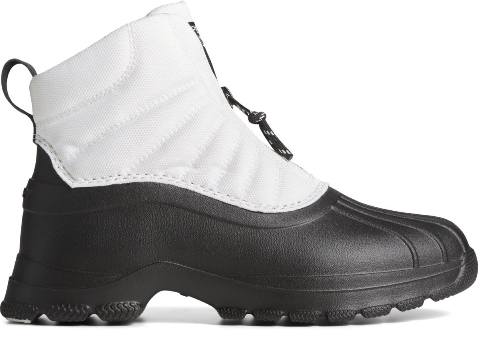 Bota Con Cremallera Y Flotador De Pato Seacycled Blanco Sperry