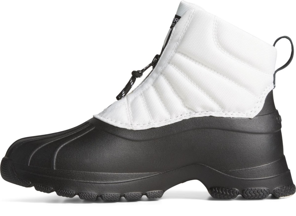 Bota Con Cremallera Y Flotador De Pato Seacycled Blanco Sperry