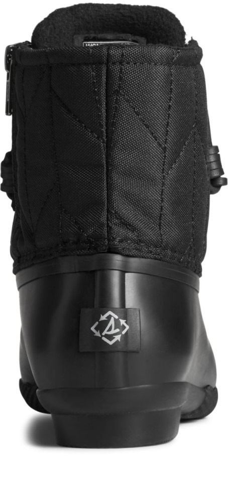 Bota De Pato De Nailon Reciclado Para Agua Salada Sperry Negro