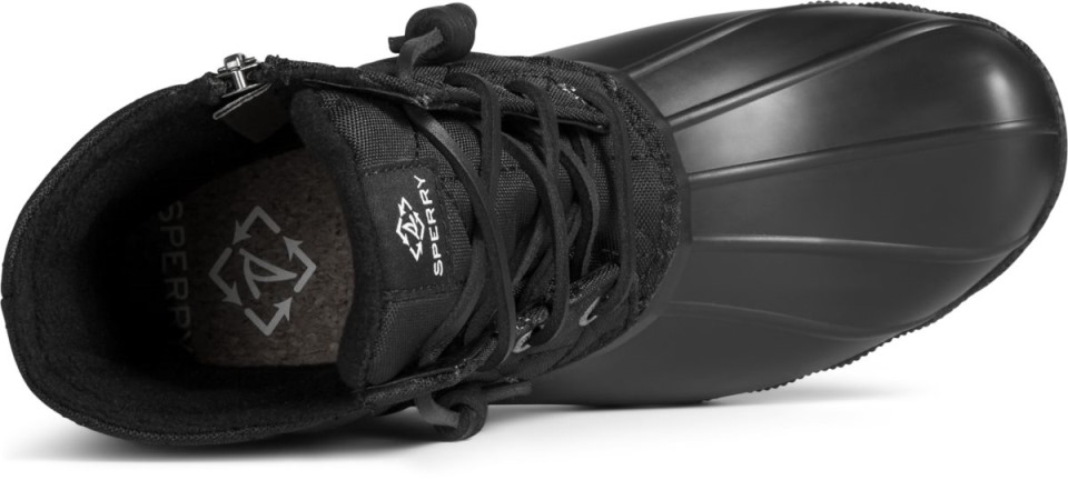 Bota De Pato De Nailon Reciclado Para Agua Salada Sperry Negro