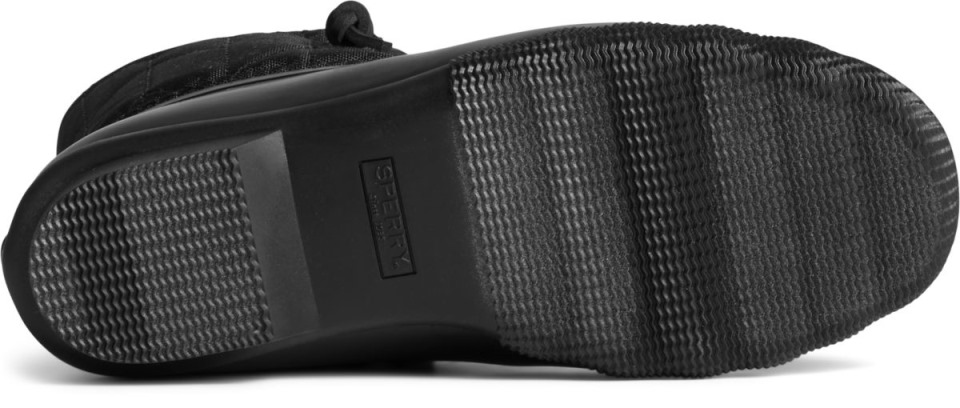 Bota De Pato De Nailon Reciclado Para Agua Salada Sperry Negro