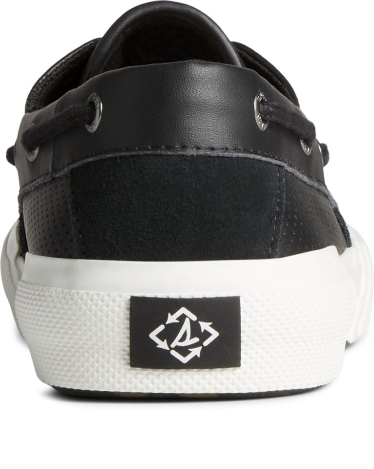 Zapatilla Seacycled Soletide 2 Ojales Sperry Negro