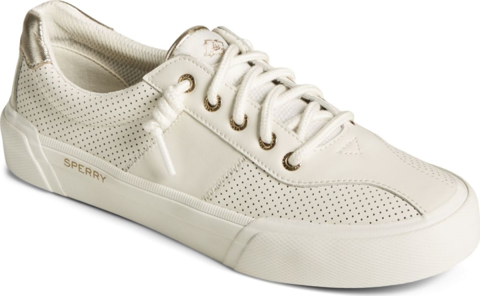 Seacycled Soletide Racy Metalizado Zapatilla Blanco Sperry