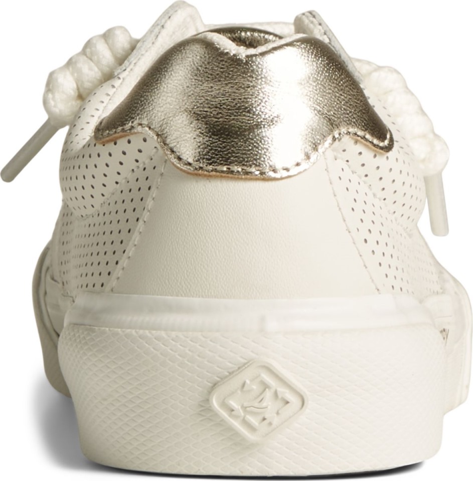 Seacycled Soletide Racy Metalizado Zapatilla Blanco Sperry