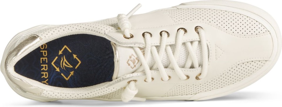 Seacycled Soletide Racy Metalizado Zapatilla Blanco Sperry