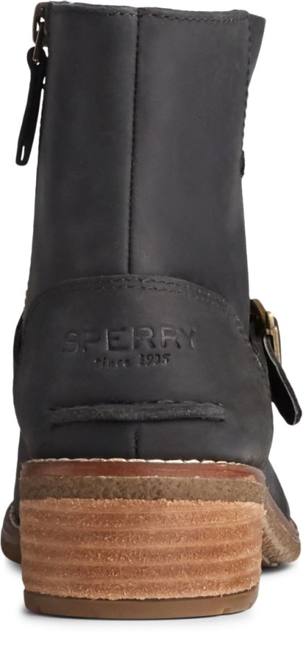 Seaport Storm Bota Con Grillete Corto Negro Sperry