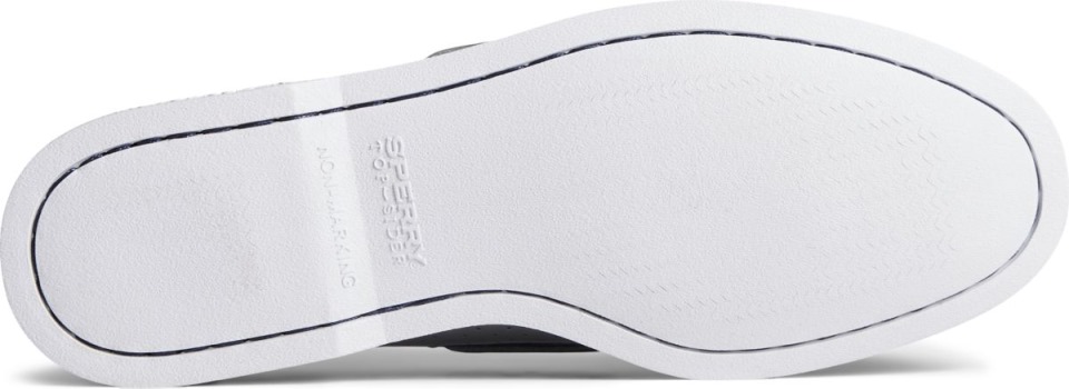 Náutico Perforado Con 2 Ojales Original Auténtico De Sperry Gris