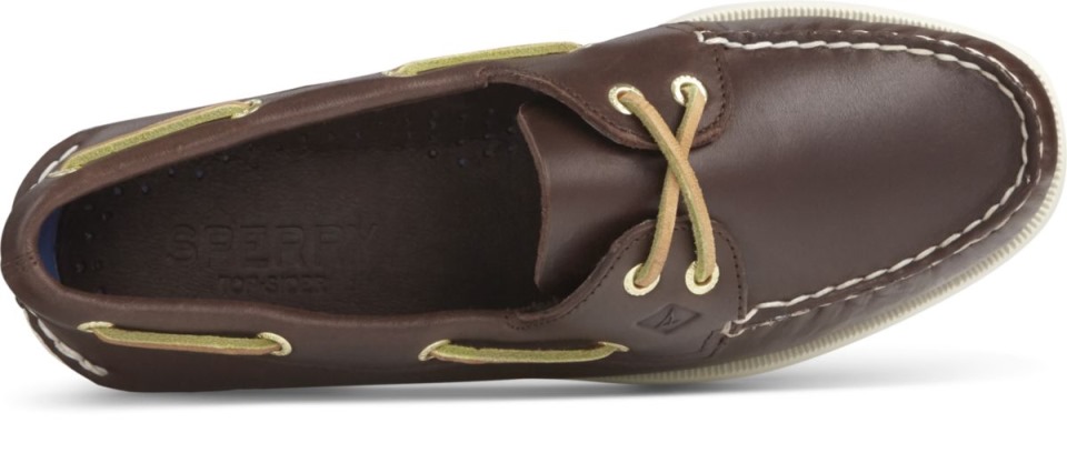 Sperry Auténtico Original Náutico Clásico Marrón Piel