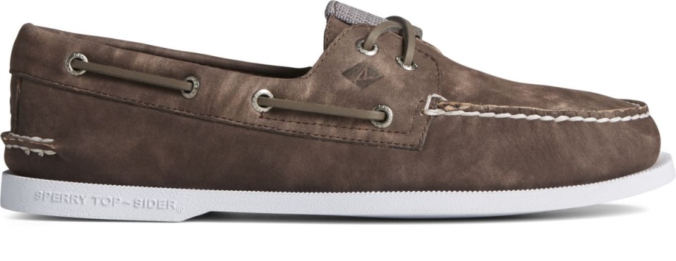 Náutico Sperry Auténtico Original Nubuck Marrón