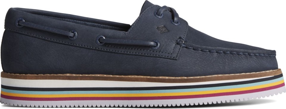 Náutico Apilado Original Auténtico Sperry Azul Marino