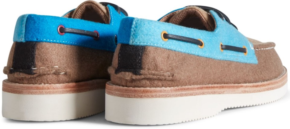Sperry Cloud Auténtico Original Lug 3-ojales Pett Fieltro Náutico Multi
