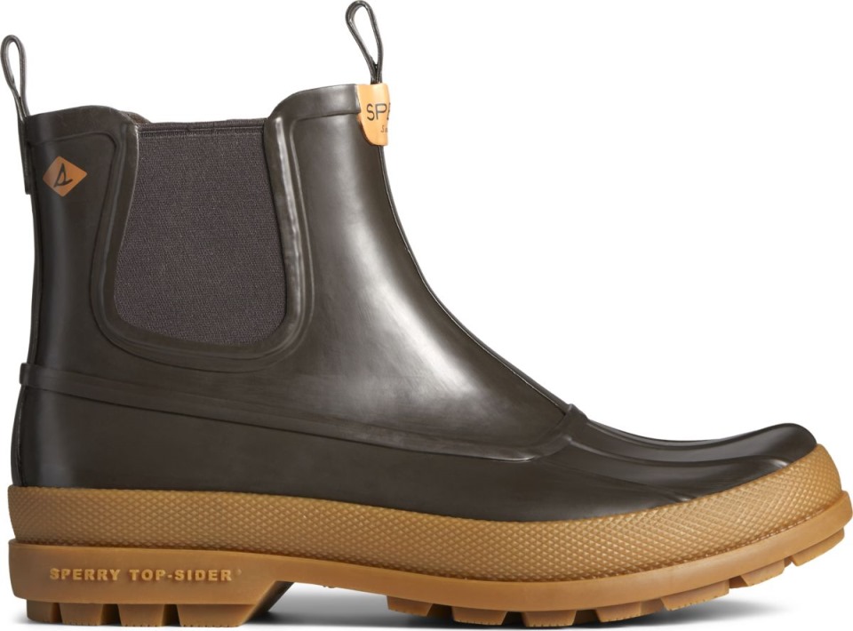 Bota Chelsea De Goma Sperry Cold Bay Marrón